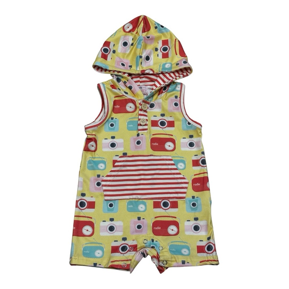Pete + Lucy Retro Summer Baby Romper in Size 6-9 Months